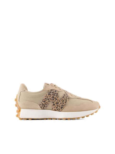 New Balance 327 leopard-print sneakers