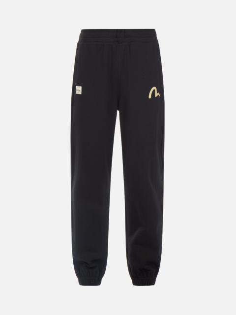 EVISU NOMADIC PATTERN AND DARUMA DAICOCK PRINT SWEATPANTS