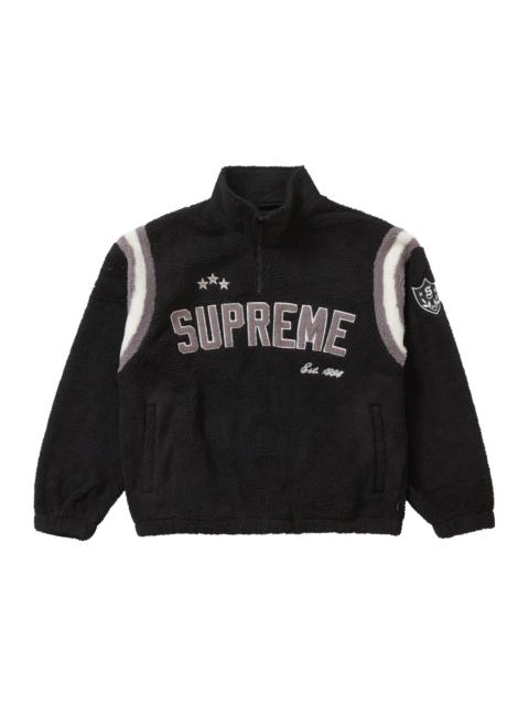 Supreme Supreme Arc Half Zip Fleece Pullover Black