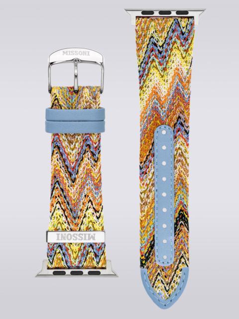 Missoni Missoni Fabric 24 mm Apple watch compatible strap