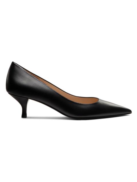 Stuart Weitzman Women's Power 50MM Leather Pumps - Black