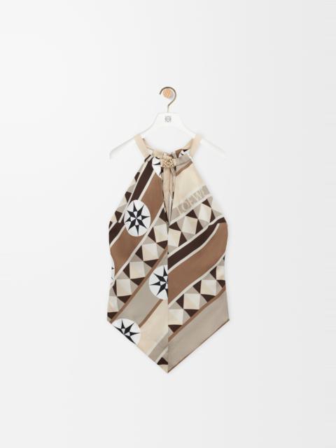 Loewe Halterneck top in silk