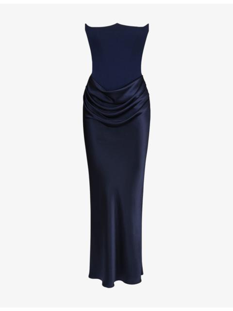House of CB Persephone Corset Woven Maxi Dress