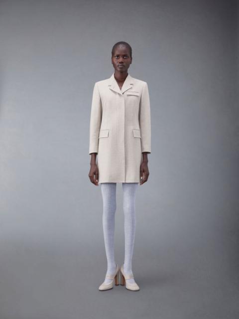 Thom Browne Wool Flannel Chesterfield Dress