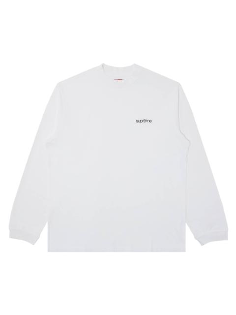 Supreme Mock Neck Long-Sleeve Top 'White'