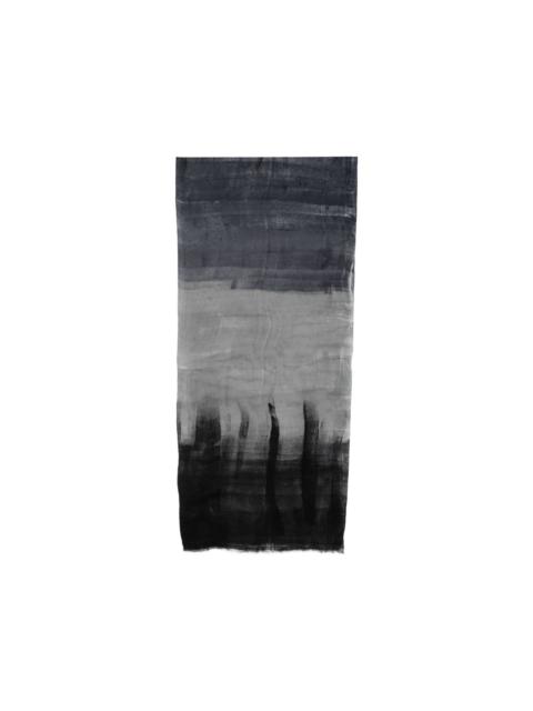 Avant Toi abstract-print frayed scarf
