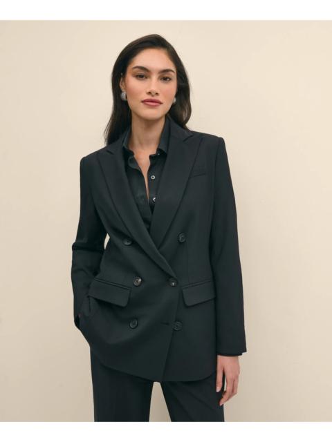 Brooks Brothers The Essentials Double-Breasted Peak Lapel Jacket in Wool Blend