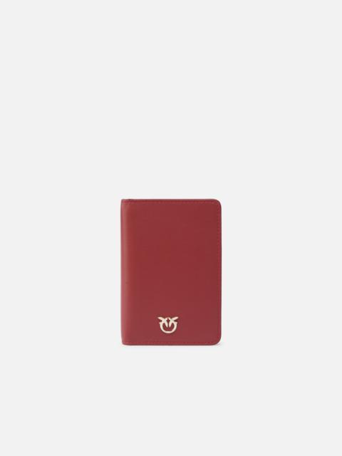 PINKO SMOOTH LEATHER PASSPORT HOLDER PINKO GALLERIA.