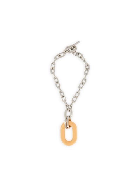 rabanne resin-pendant cable-link necklace