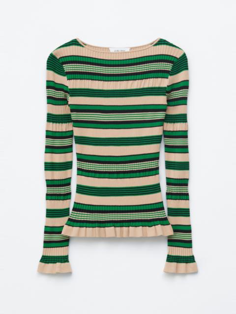 & Other Stories Long-Sleeve Ribbed Top