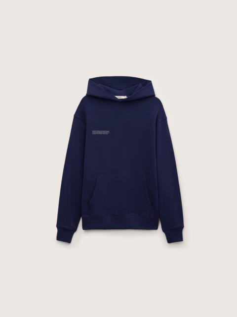 PANGAIA Mens Midweight Hoodie - Ocean Navy