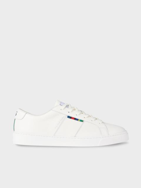 Paul Smith White Leather 'Beech' Trainers