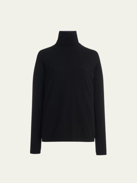 Another Tomorrow Turtleneck Wool Sweater