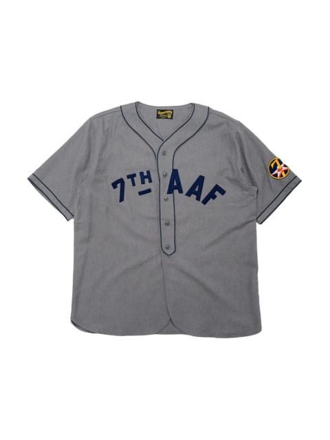 The Real McCoys MS26006 Baseball Uniform Shirt / 7th AAF Gray