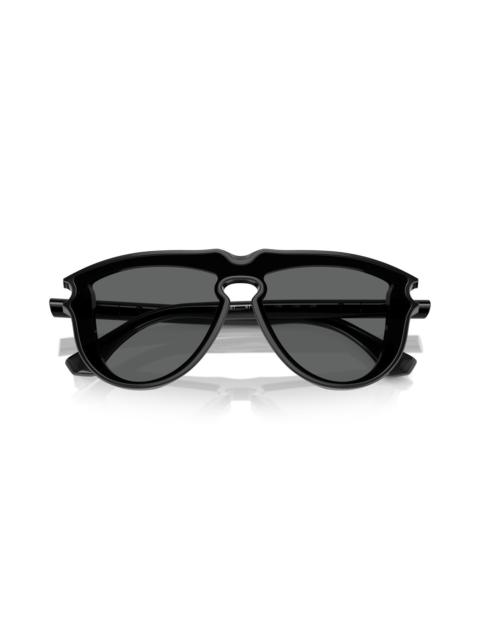 burberry 36mm Pilot Sunglasses in Dark Grey at Nordstrom