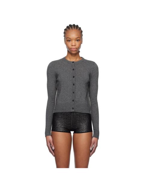 MARIA McMANUS Gray Petite Cardigan