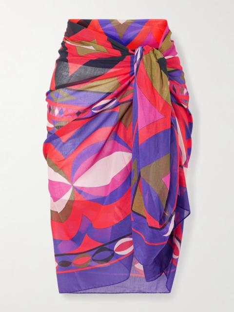 PUCCI Printed Cotton Pareo