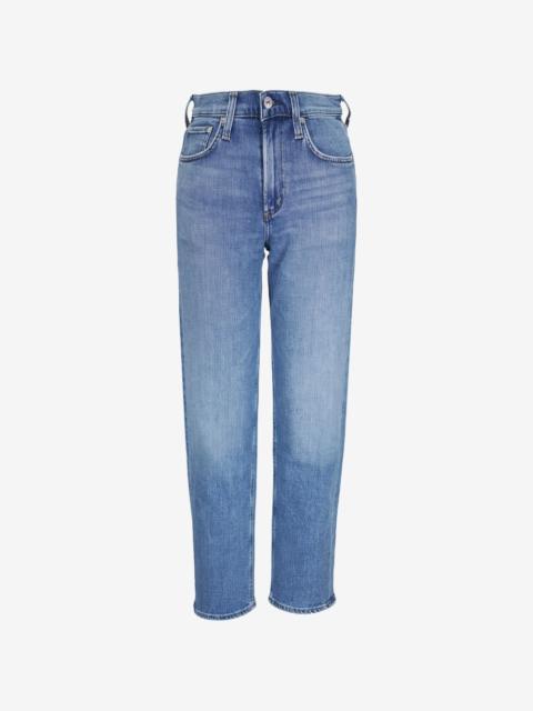 Citizens of Humanity faded straight-leg jeans