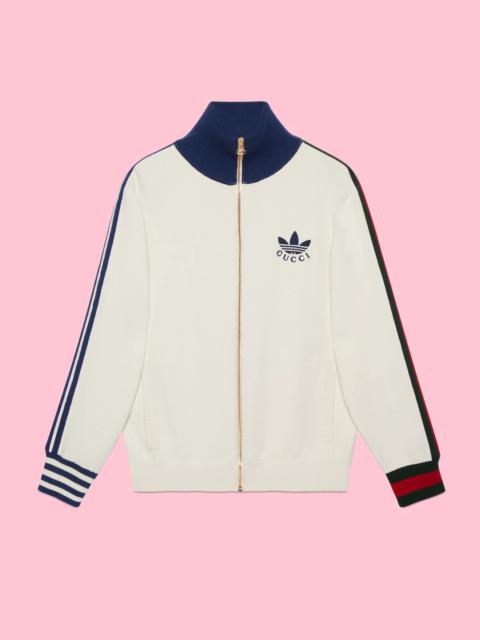 GUCCI adidas x Gucci viscose zip-up jacket