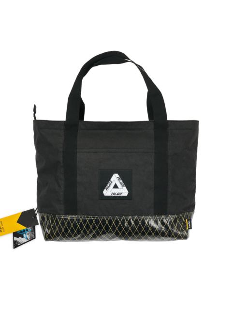 PALACE X-PAC COTTON CANVAS SHOPPER BAG BLACK