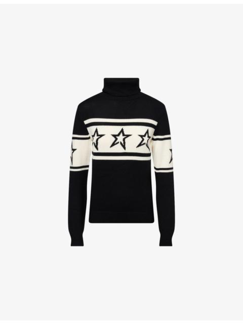PERFECT MOMENT Chopper Roll-Neck Wool Jumper