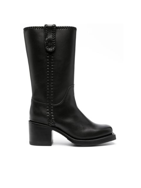 Aumandra 65mm leather boots