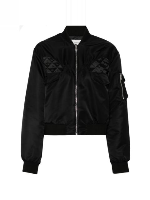 cut-out bomber jacket