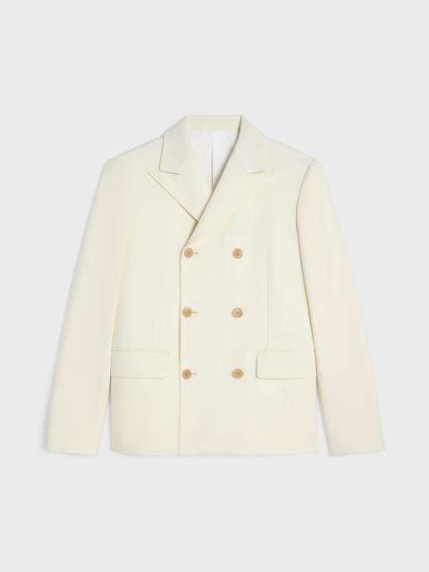 CELINE tailored jacket IN stretch wool gabardine