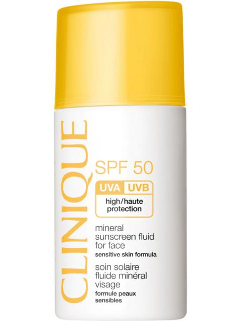 Clinique SPF50 Mineral Sunscreen Fluid For Face 30ml