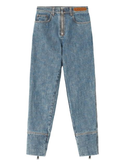 Lanvin five-pockets zip jeans