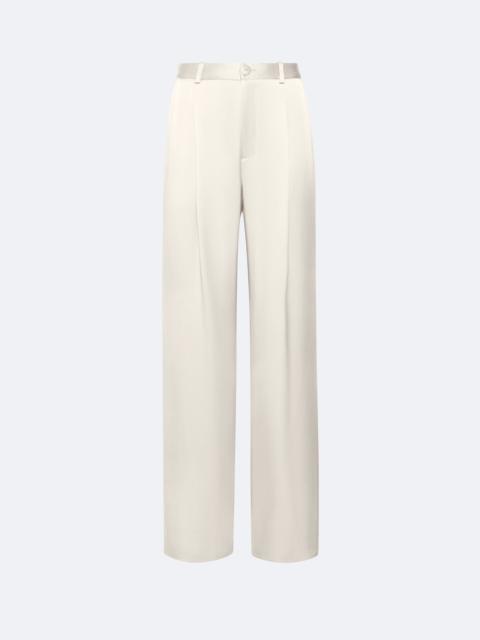 LAPOINTE Satin Relaxed Pleated Pant