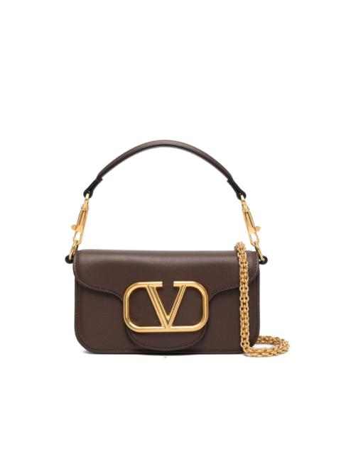 VLogo leather shoulder bag