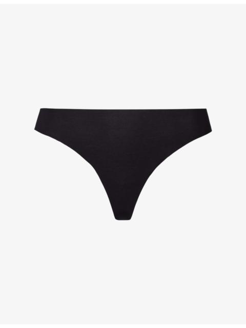 HANRO Invisible Mid-Rise Stretch-Cotton Thong