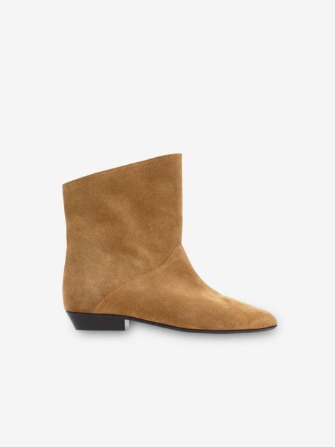 SOLVAN SUEDE LEATHER LOW BOOTS