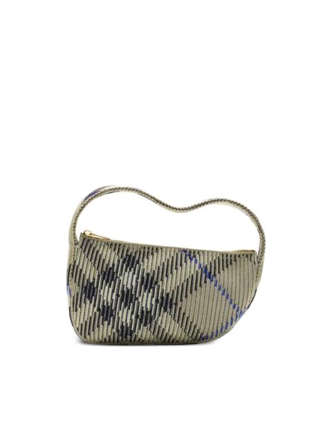 Burberry Check mini knitted bagâ