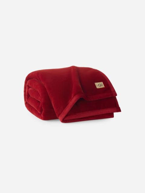 UGG ® Coco Throw 50" x 70" Polyester Blankets in Coffee Berry