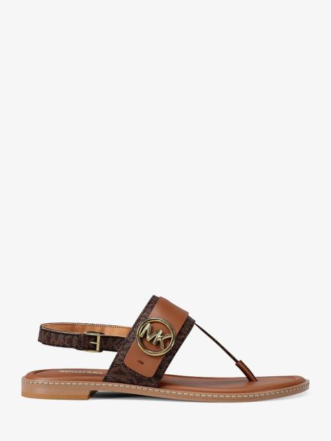 MICHAEL KORS Carmen Signature Logo Sandal