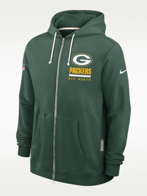 Green Bay Packers Utility Player Sideline Men's Nike Dri-FIT NFL Full-Zip Hoodie