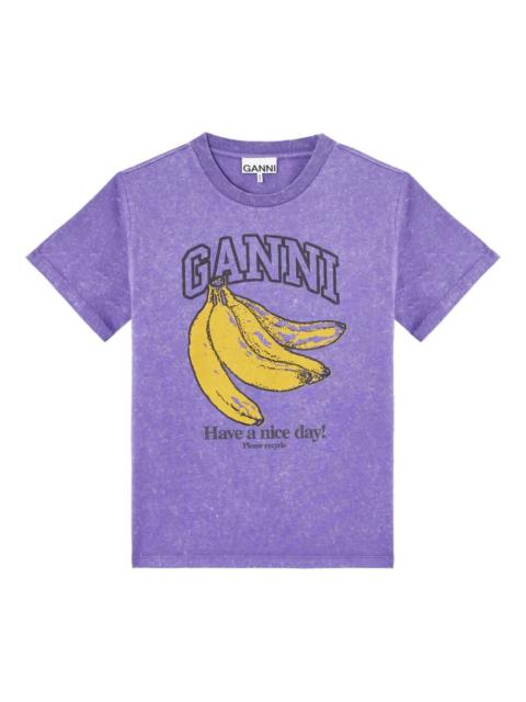 GANNI graphic-print T-shirt