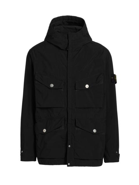 Stone Island Men's Short Parka Coat - Black