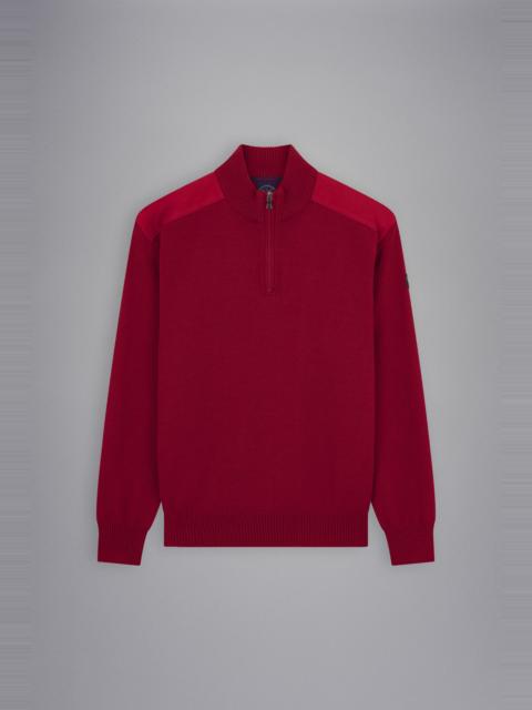 Paul & Shark WOOL HALF ZIP SWEATER