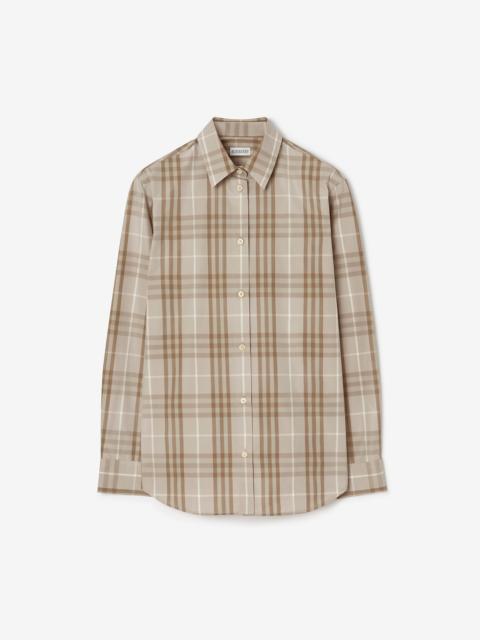 Burberry Classic Fit Check Cotton Shirt