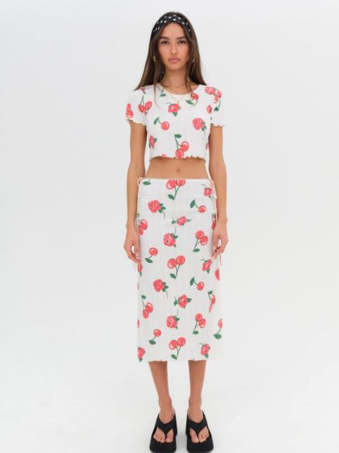 For Love & Lemons Wilma Midi Skirt