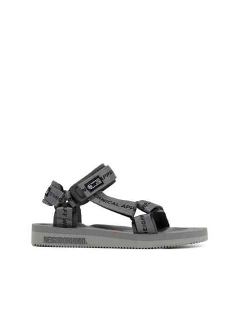 Suicoke x Neighborhood logo-strap sandals