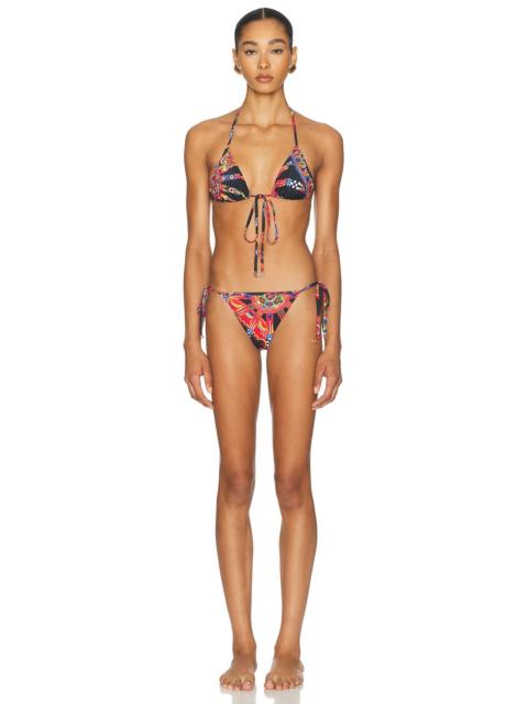 Dolce & Gabbana Lycra Print Bikini Set
