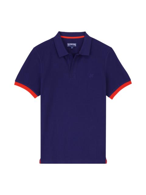 Men Cotton Polo Solid