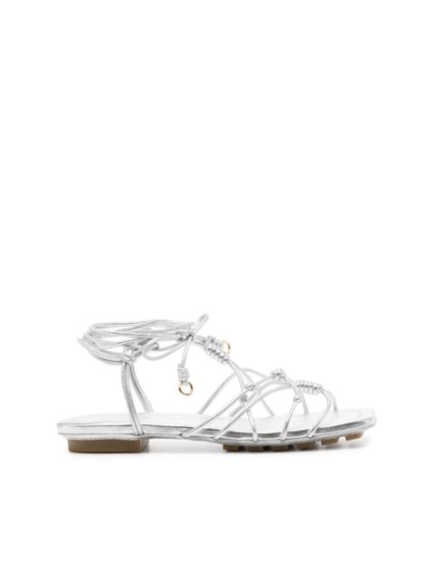 ULLA JOHNSON Freya flat leather sandals