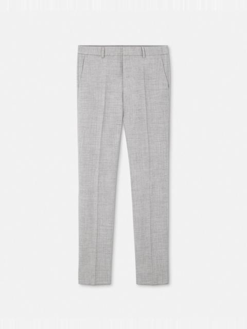 VERSACE Wool-Blend Formal Pants