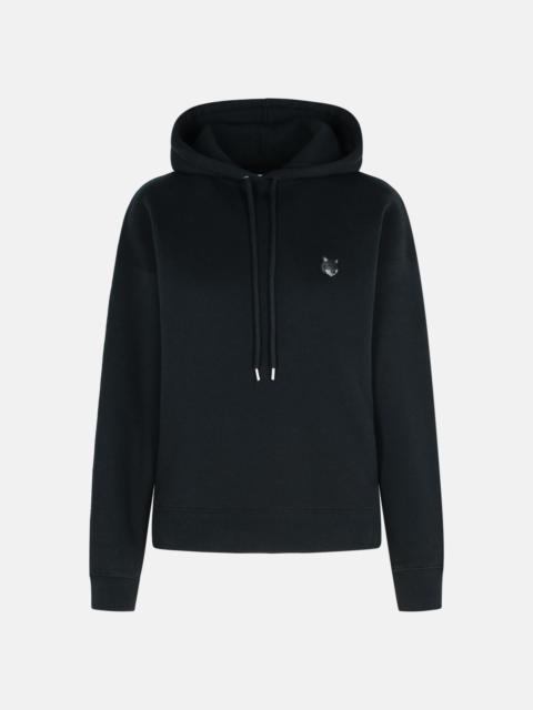 BLACK COTTON SWEATSHIRT