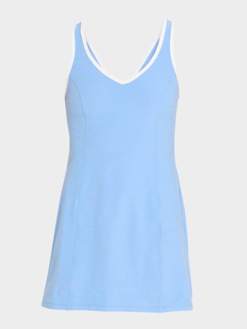 BEYOND YOGA Spacedye Contrast-Trim Active Dress